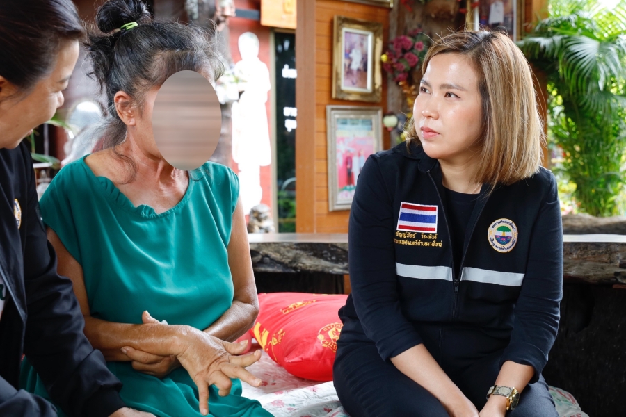 เทศบาลตำบลขามใหญ่ห่วงใยใส่ใจสุขภาพผู้สูงอายุและผู้ป่วยภาวะพึ่งพิง ณ บ้านดอนแค หมู่ที่ 6 และบ้านขามใหญ่ หมู่ที่ 10